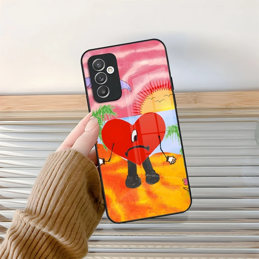 Un Verano Sin Ti Bad Bunny Square Liquid Phone Case Glass لهاتف سامسونج جالاكسي S24 S25 S21 S22 S20 S23 Ultra Fe Plus A34 A54 A24 A #6