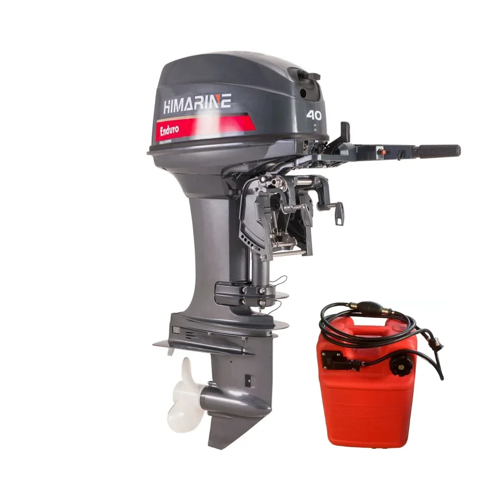 

Outboard Motor Marine Boat Engine 40HP 2 Stroke Water-Cooled Gasoline Engine E40XMHL