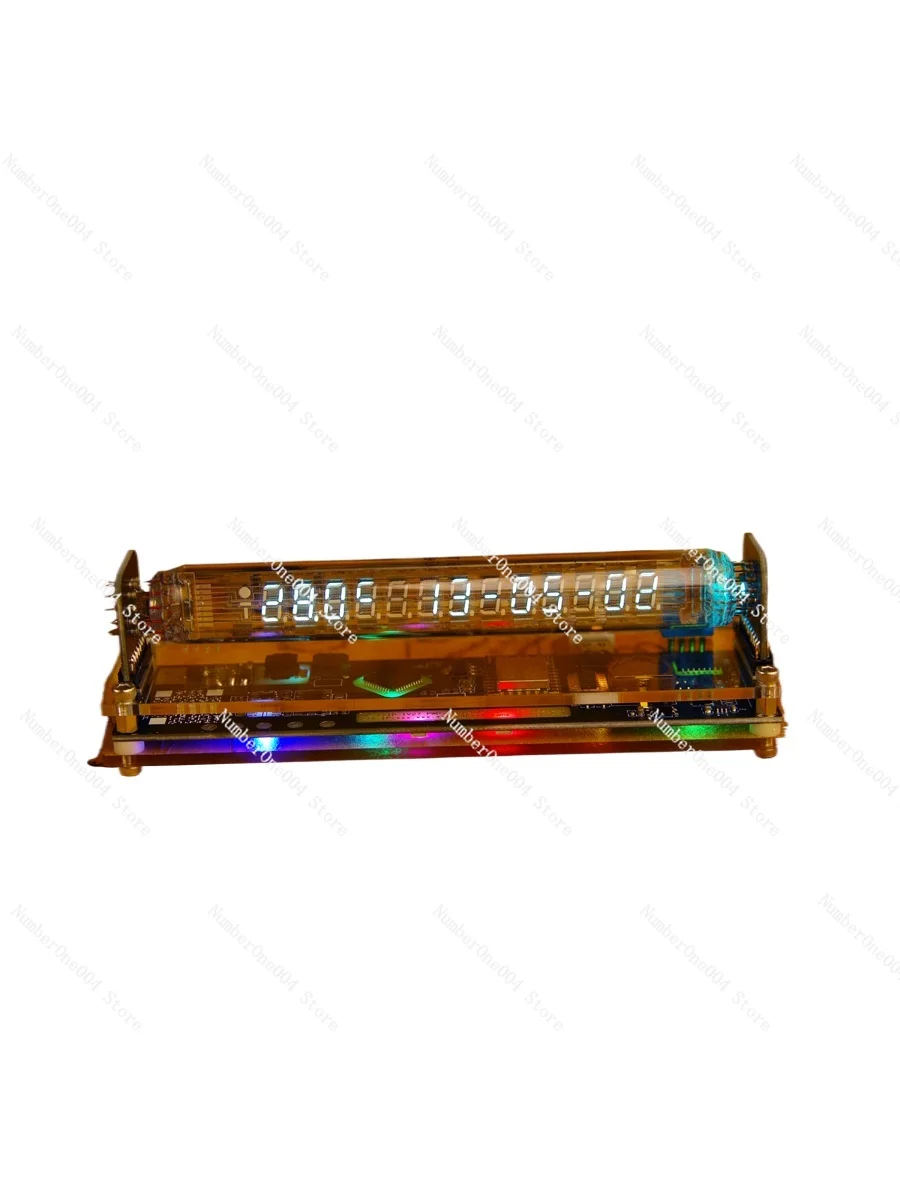 

Fluorescent Tube IV27 Clock Iv18 Cyberpunk Retro Technology Table with E-Sports Desktop VfD