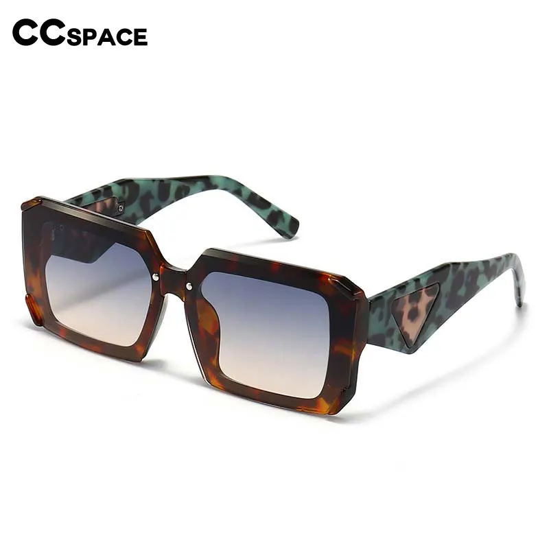 53338 Vintage Brand Sunglasses Women Square Large Frame Fashion Wide-Leg Sun Glasses UV400