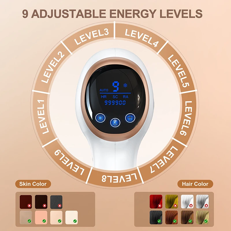 3in1 Laser Hair Removal 999900 Flash IPL Epilator Sapphire Cool Rejuvenation Acne Treatment Permanent Hair Removal Free Shipping