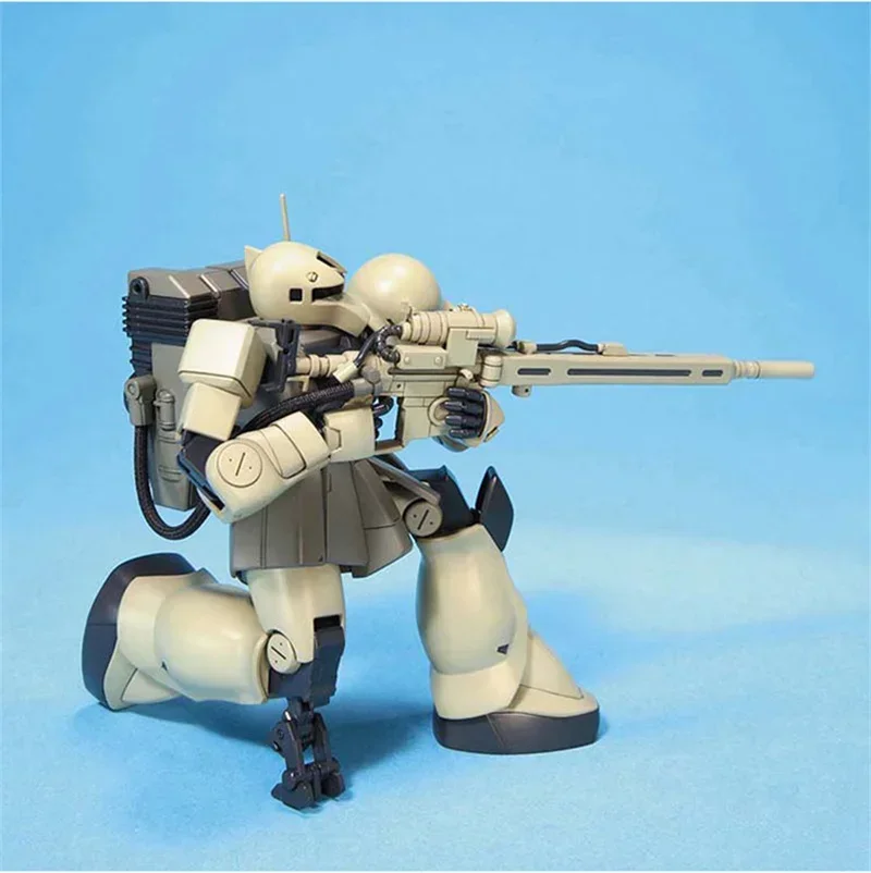 

Bandai Original Gundam Model Kit Anime Figure HGUC 1/144 MS-05L Zaku I Sniper Type Action Figure Assemble Toys for Children