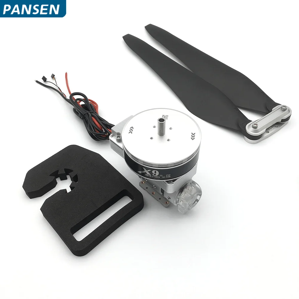 Original Hobbywing X9 14S FOC Integrated Motor Power System With 34inch 3411 Propeller for 40mm Agricultural Drones