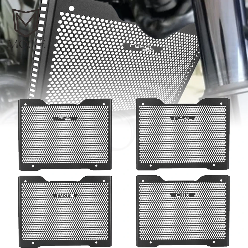 

For Honda Rebel 1100 Rebel1100 DCT CMX1100 2021 2022 2023 2024 2025 2026 Motorcycle CNC Radiator Grille Guard Protection Cover