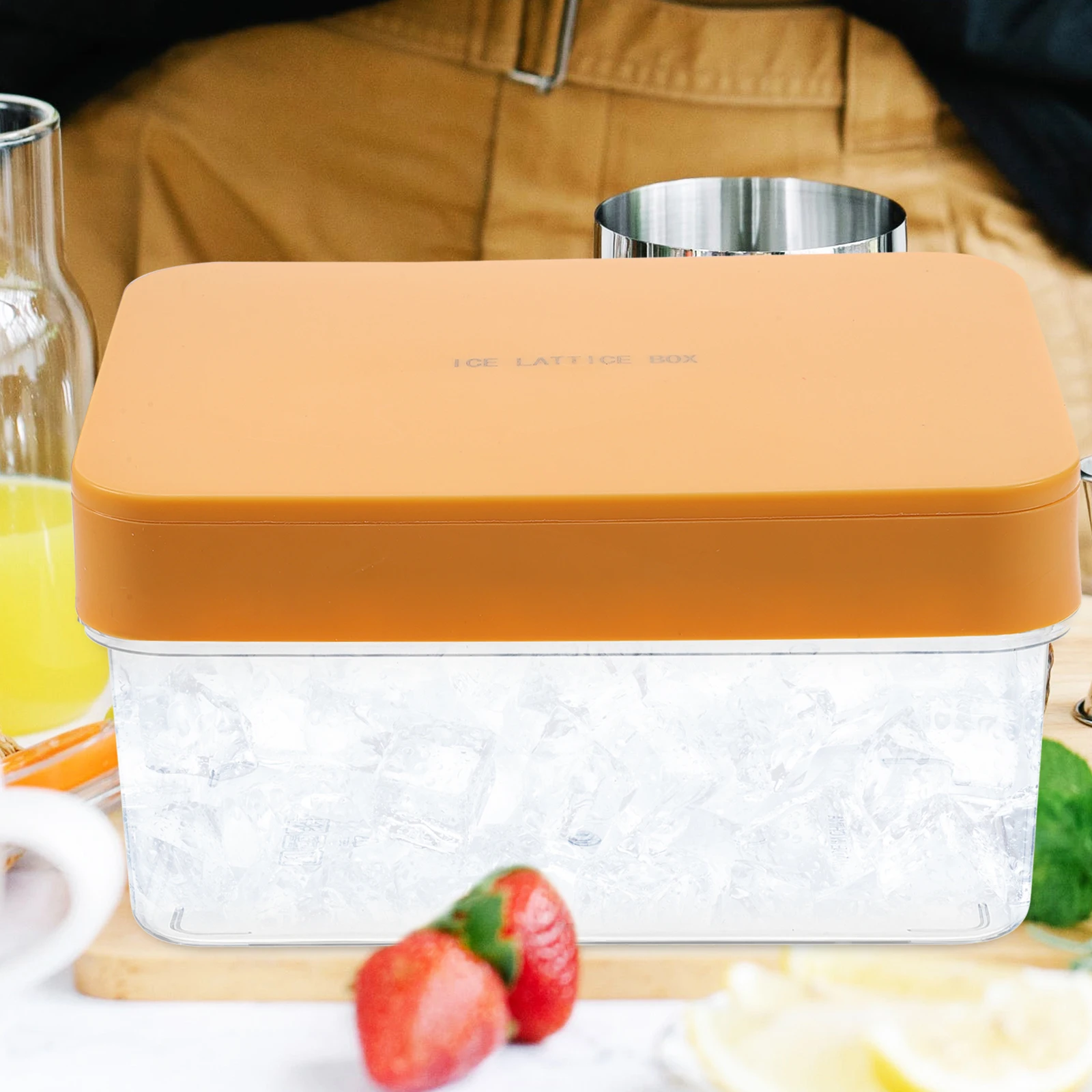 

Silicone Ice Lattice Mold Set Tray for Freezer Practical High Capacity Household Trays Silica Gel Fridge Making Holder