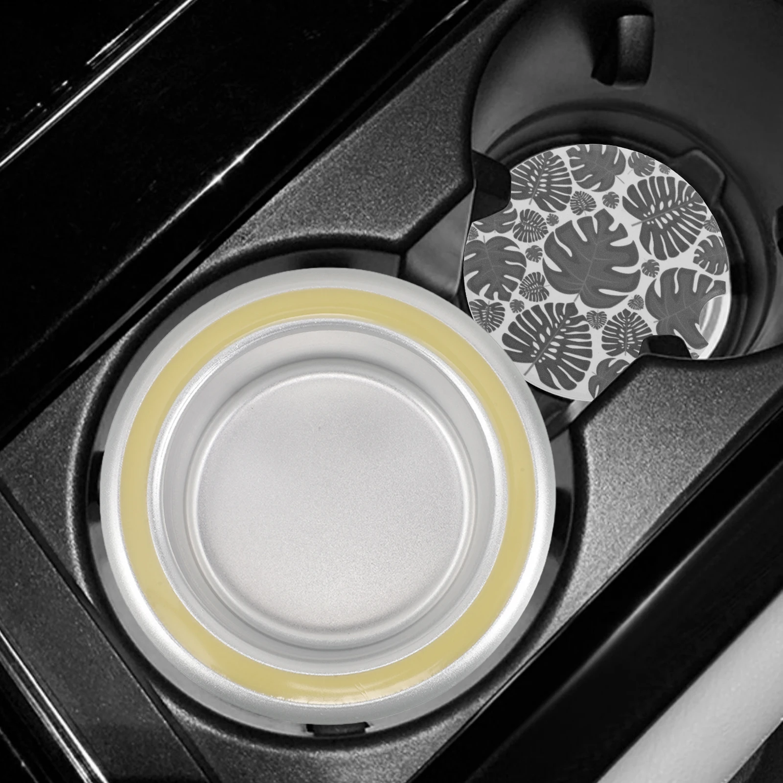 

Ночной держатель для автофургона из алюминиевого сплава, портативный многофункциональный держатель для пепельницы для напитков, интерьер автомобиля, грузовика