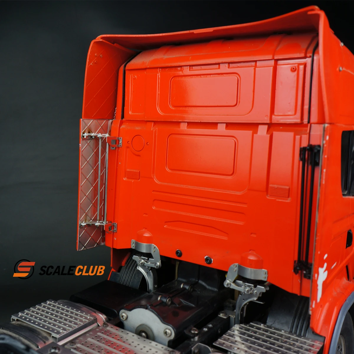 Scaleclub Model Ciągnik Panel Boczny Ruchomy Stojak Ruchomy Spoiler Dla Tamiya Lesu Dla Scania Man Actros Volvo Części Samochodowe