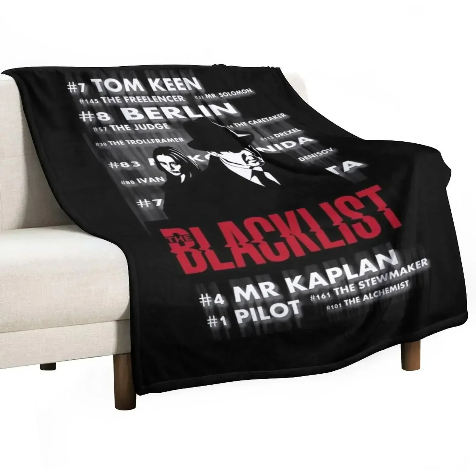 

James Spader Alias Raymond Red Reddington Throw Blanket Stuffeds valentine gift ideas Blankets