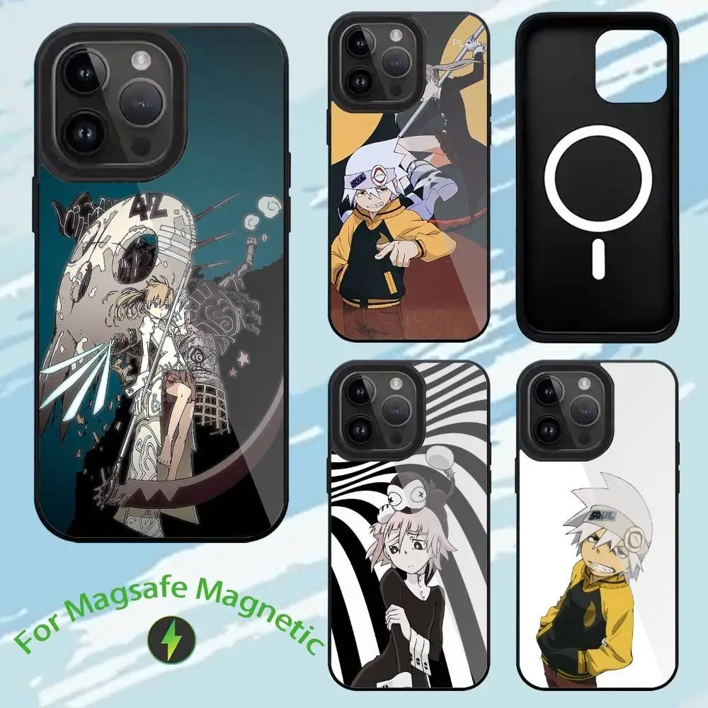 

Anime Soul Eater Phone Case For iPhone 17,16,15,14,13,12,11,Plus,Pro,Max Magsafe Magnetic Wireless Charging