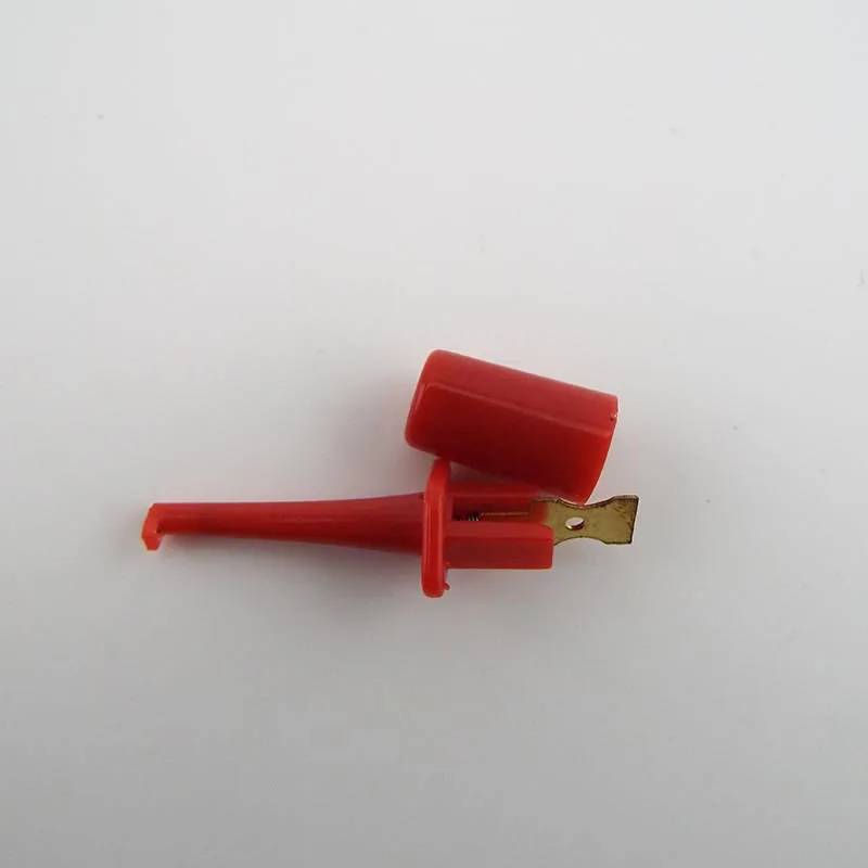 Mini Single Test Hook Clip Test Probe for Electronic Testing IC Grabber Round Crocodile Electric Clip Hook Test