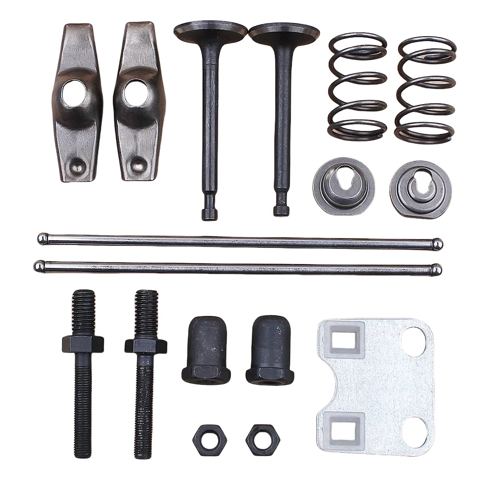 Valve Rocker Arm Push Rod Guide Plate Set for Honda GX160 GX200 5.5HP 6.5HP 168F Generator Water Pump Trimmer Brush Cutter Machi