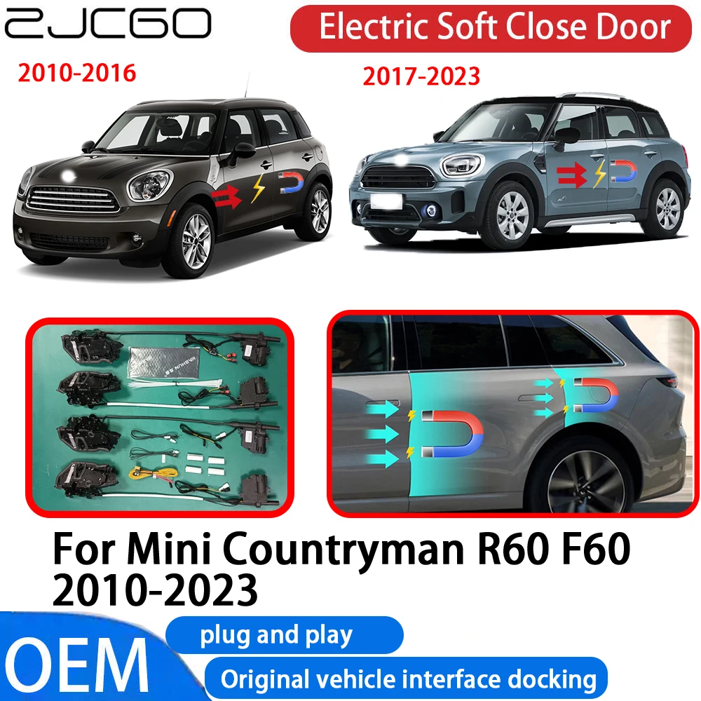 

for Mini Countryman R60 F60 2010-2023 Car Automatic Electric Soft Close Door Closer System OEM Plug and Play Comfort Closing