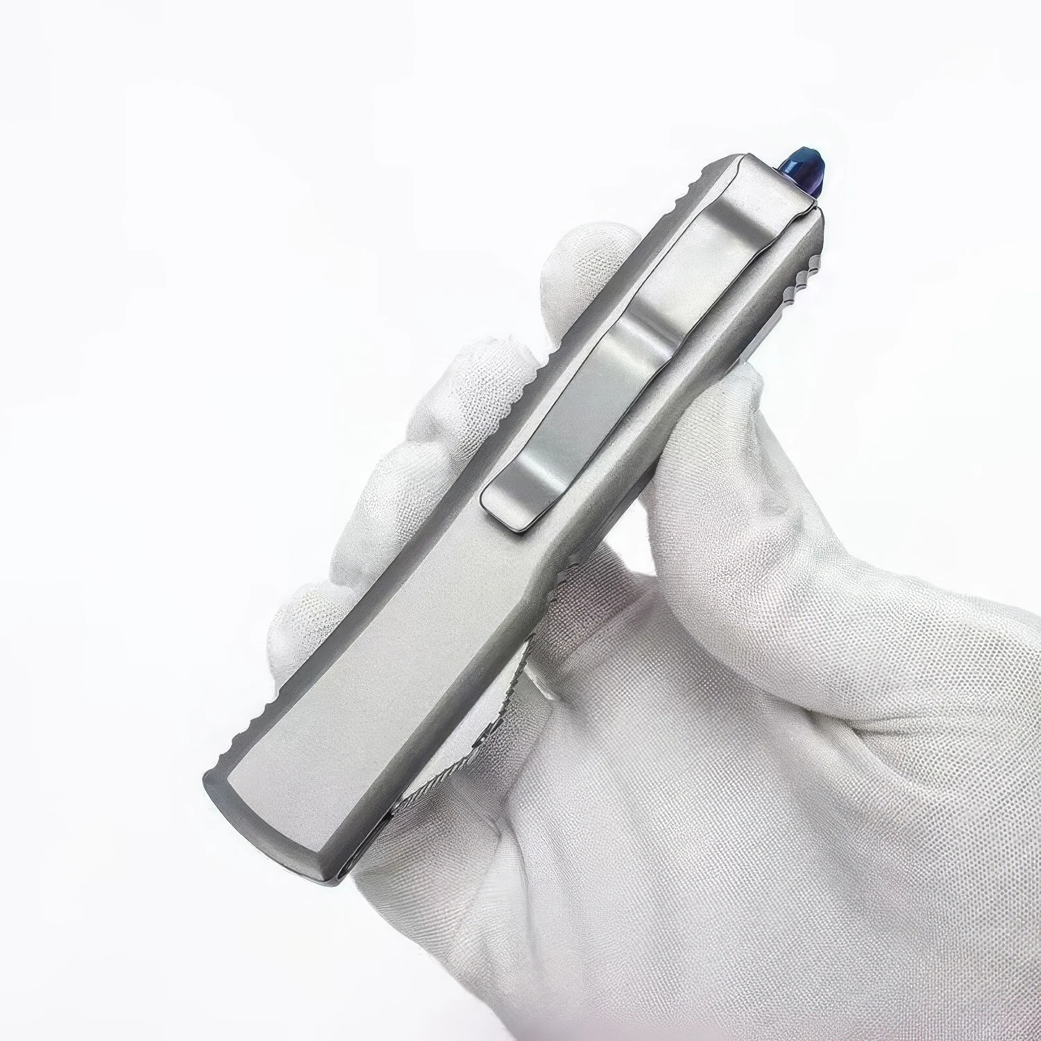 مقبض فولاذي جديد من Microtech UT، شفرة M390، 416 مقبض فولاذي