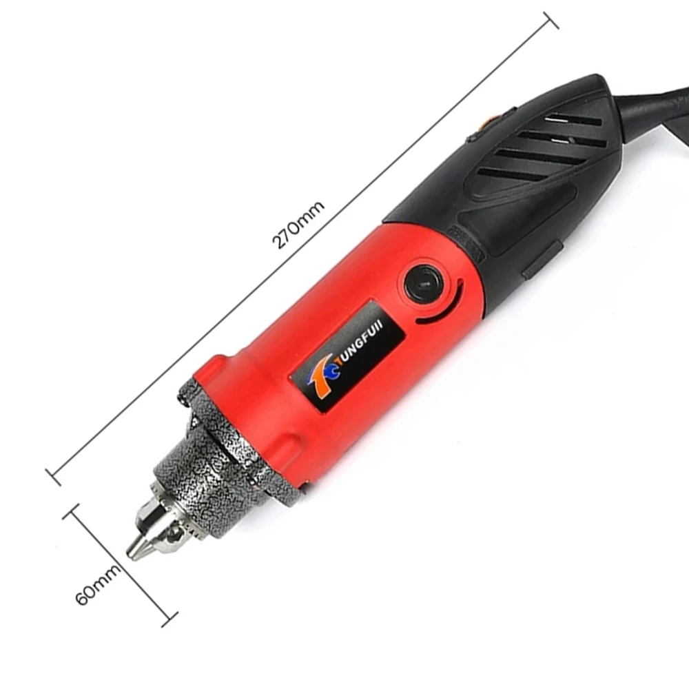 220V Electric Drill Engraving Pen Handheld Die Grinder Tools Mini Drills Variable Speed Tools for Polishing and Sanding
