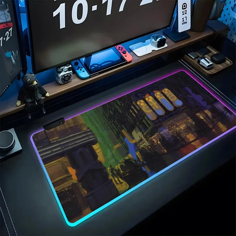 

Blade R-RunnerS Mouse Pad Gaming Rgb Mousepad Kawaii Backlit Keyboard Gamer Girl Xxl Laptop Mat Table Pads Deskpad