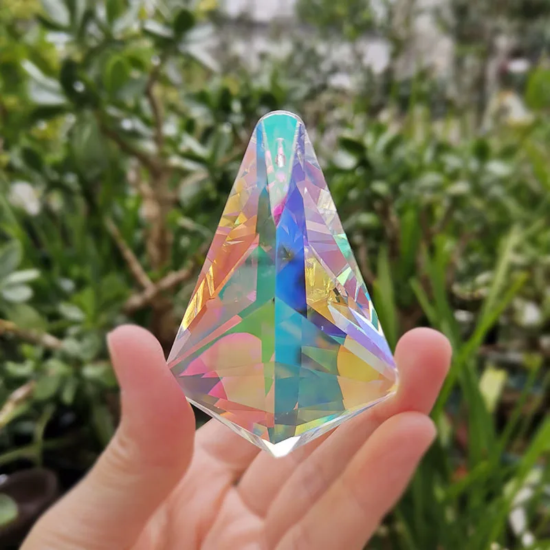 76mm Hanging Suncatcher Crystal Chandelier Prism Parts Chakra Window Decoration Figurine DIY Home Wedding Decor Sun Catcher - view 6