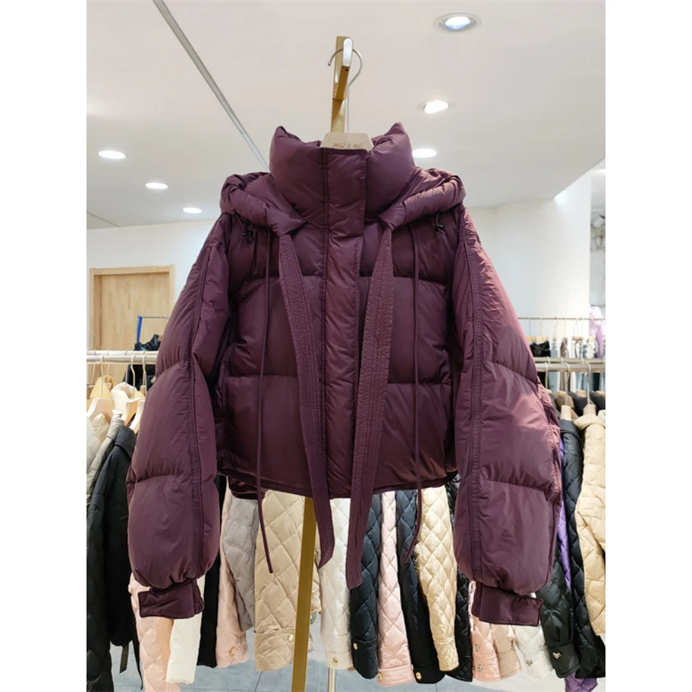 Korean Design Sense Winter Jacket 2024 New Short Down Cotton Parkas Coat Ladies Puffer Jacket Women's Warm Cotton-Padded Outwear