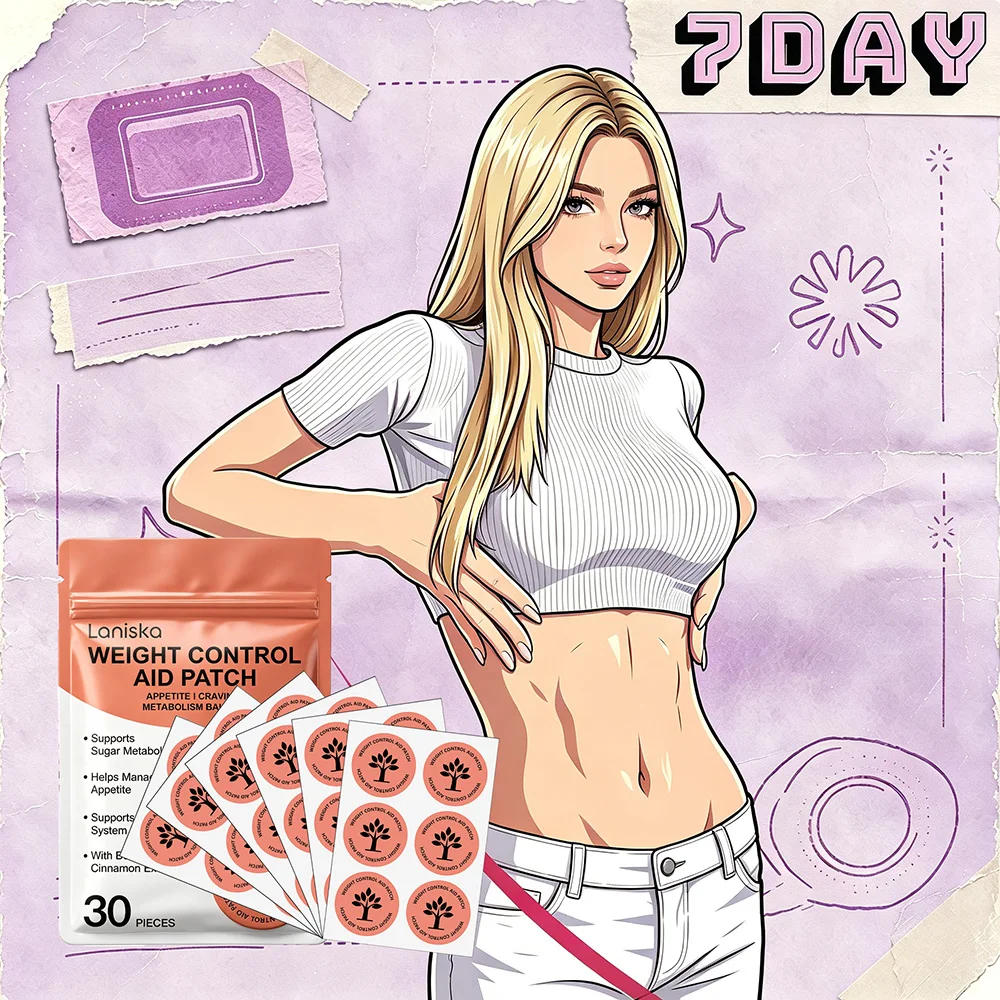 2027 Korean Hot Item 30Pcs Wᴇɪɢʜᴛ Mᴀɴᴀɢᴇᴍᴇɴᴛ Patches, Easy-Use Daily Body Sʟɪᴍᴍɪɴɢ Care Stickers