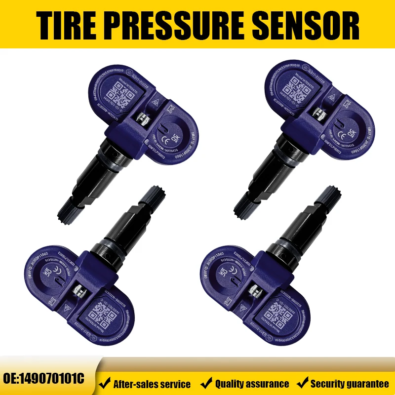 

Датчик контроля давления в шинах TPMS 149070101C для Tesla Model 3 S X Y, совместимый с 149070101A, 149070101B, 24 ГГц, 1/4 шт.