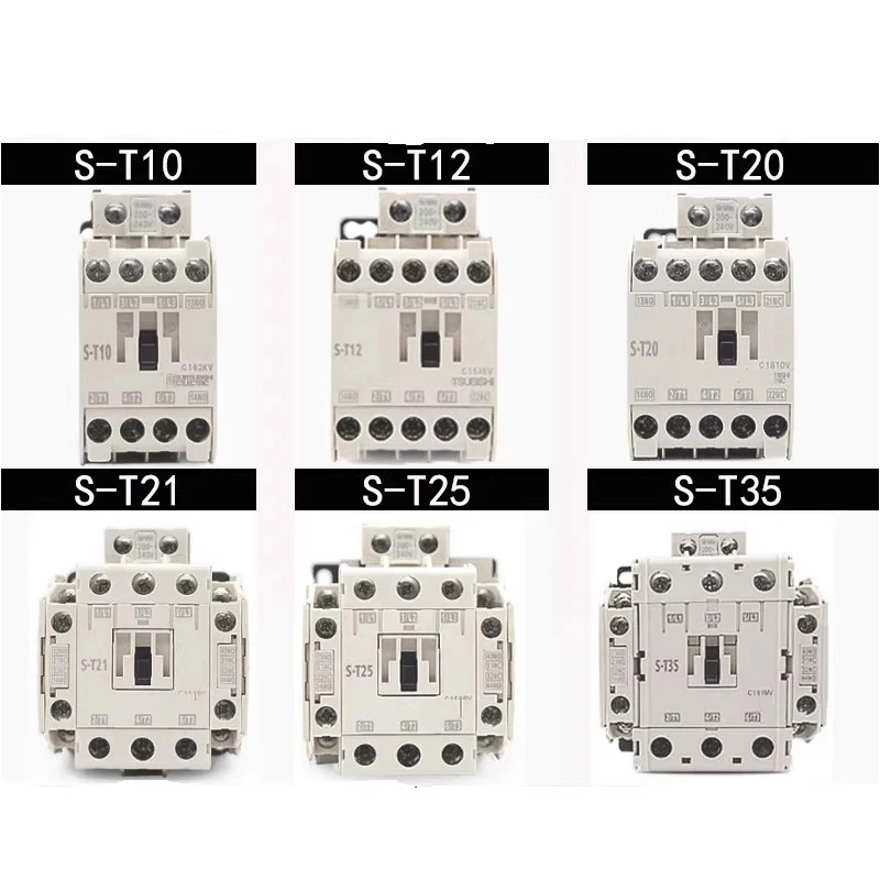AC Contactor S-T10 S-T12 S-T21 S-T25 S-T35 S-T50S-T65S-T80 24V 36V 48V 110V 220V 380V