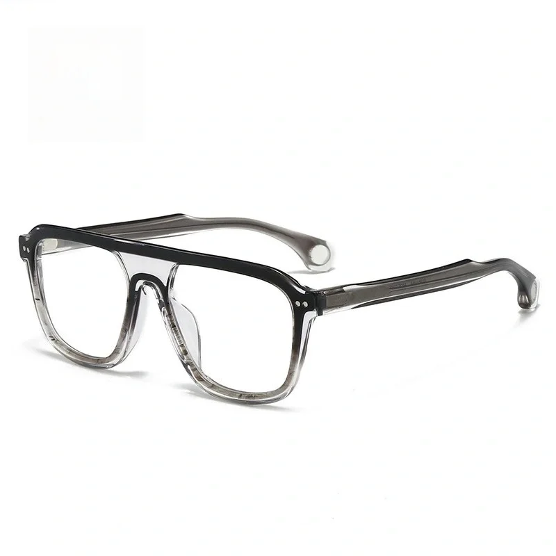 Оптические комбинированные цветные ацетатные квадратные очки Belight с двойным мостом в форме авиатора, ретро винтажные очки BURNHAM