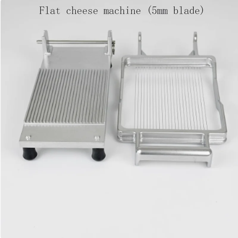 Rebanador comercial de queso y queso, cuchillo de acero inoxidable 304, plato, queso, tostada, huevo con ventosa, máquina cortadora Manual
