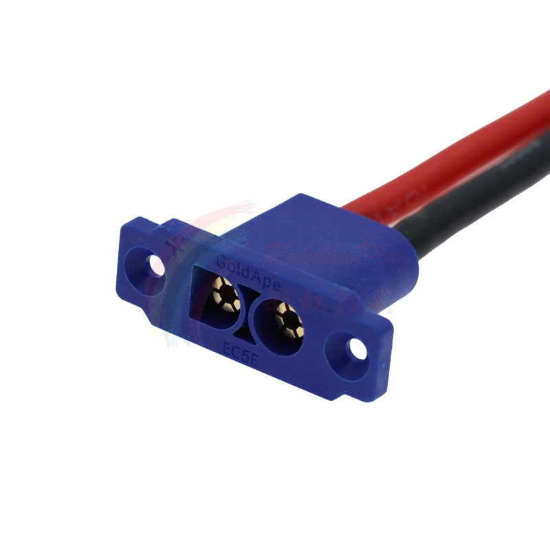 EC5E EC5 10AWG panel fixed Mountable Plug Cable Connector Male Female with 20cm Silicon Wire OEM Wiring Harness