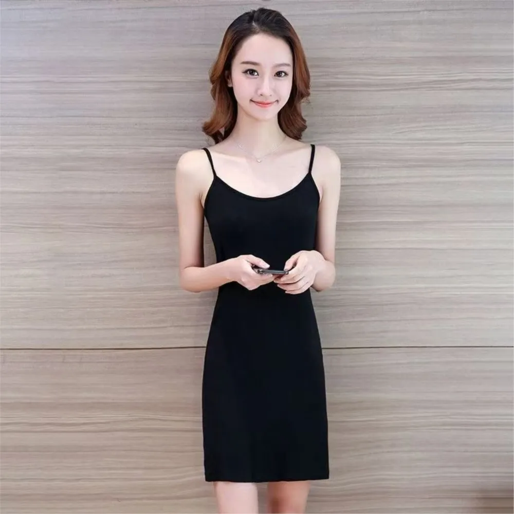 

Homewear Suspender Dress Spring Summer Women's Dress Mid-length Sexy Outerwear Bottoming Shirt Shorts Dress Платье Женское