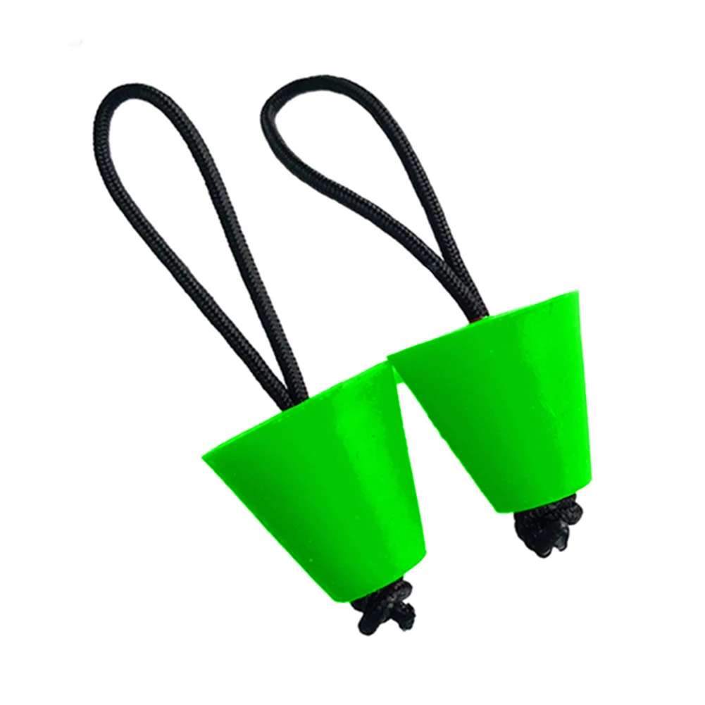 New Practical Kayak Water Stoppers Drain Plugs Set Lightweight With Lanyard 40x38x20mm Drain Hole High Quality