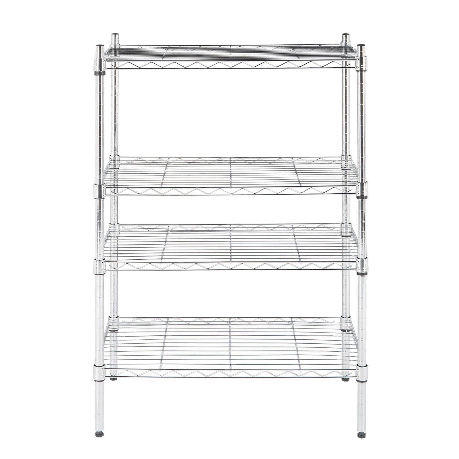 8-Tier Wire Shelving Unit Adjustable Steel Wire Rack Chrome