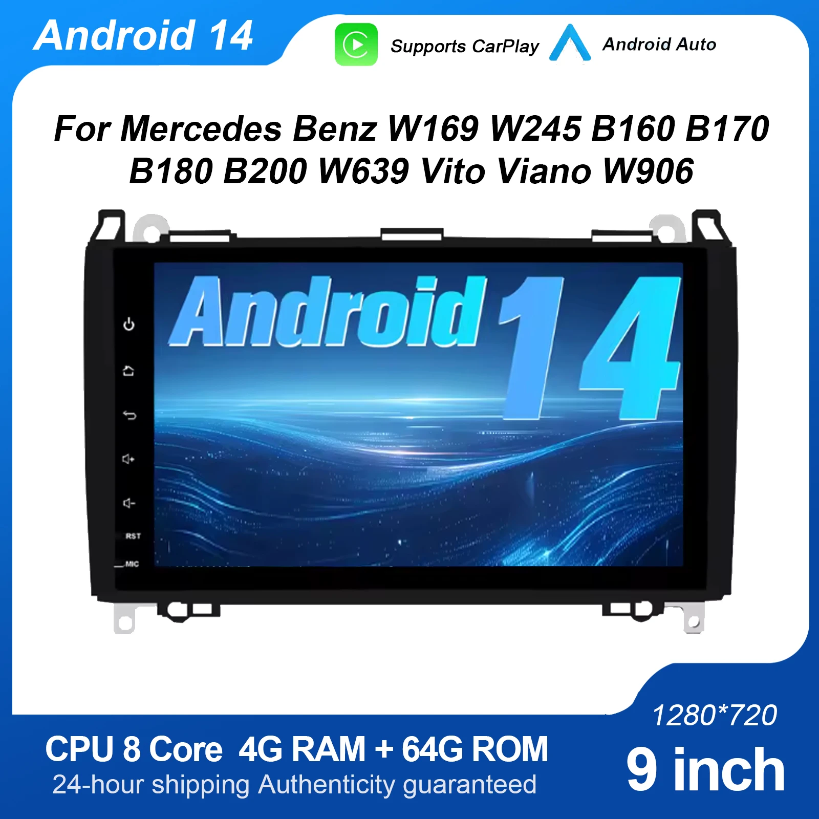 9'Android Car Radio… - image