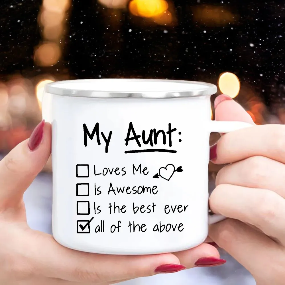 My aunt loves me Coffee mug aunt is awesome mugs my aunt is the best ever cup Aunt gift Birthday gifts for sister in law Tea mug