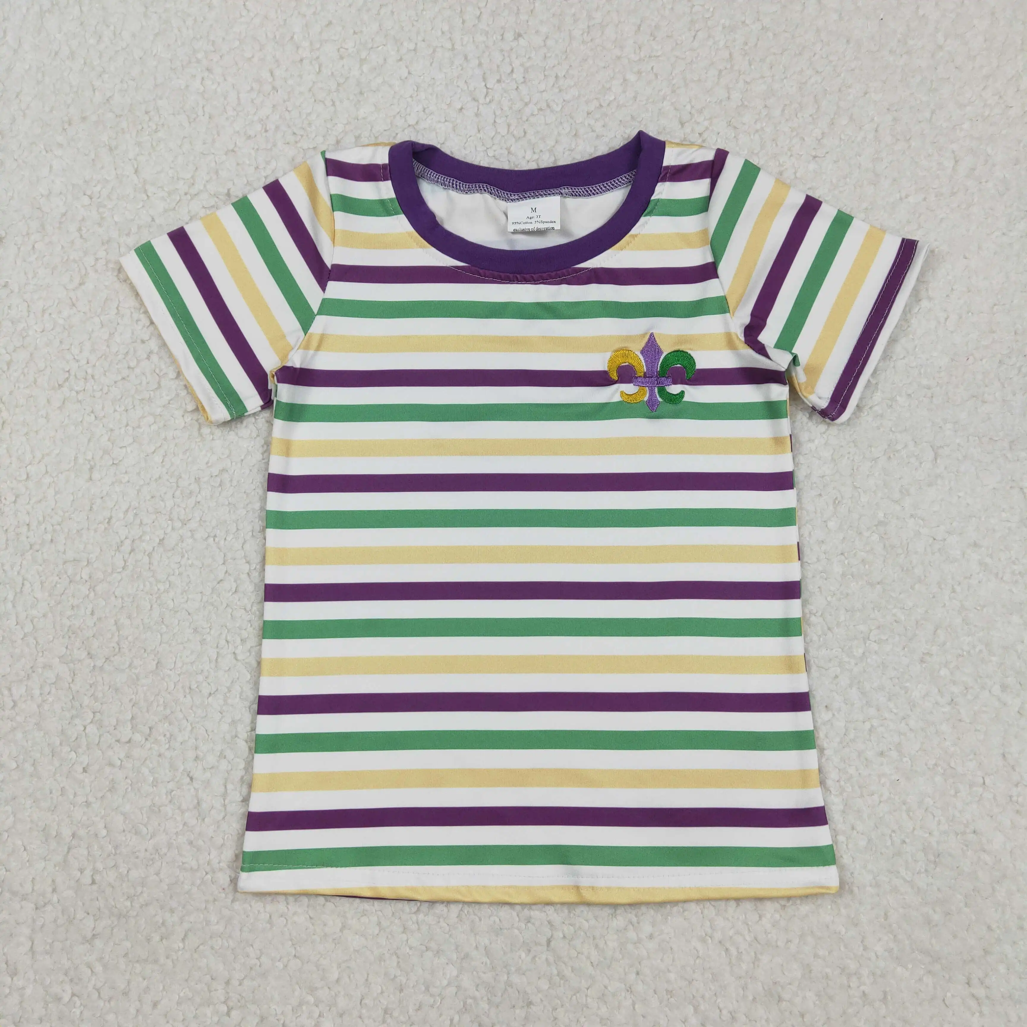 

z1227-11 BT1437 Wholesale Summer kids clothes boy embroidery short sleeve top Boutique Children clothing