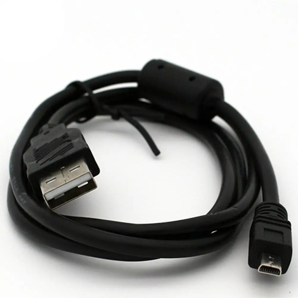 for Nikon Coolpix Pentax Optio FinePix Lumix USB to Mini 8pin Digital Camera Cable  USB2.0 Type A Male to Mini B 8 Pin Flat Male