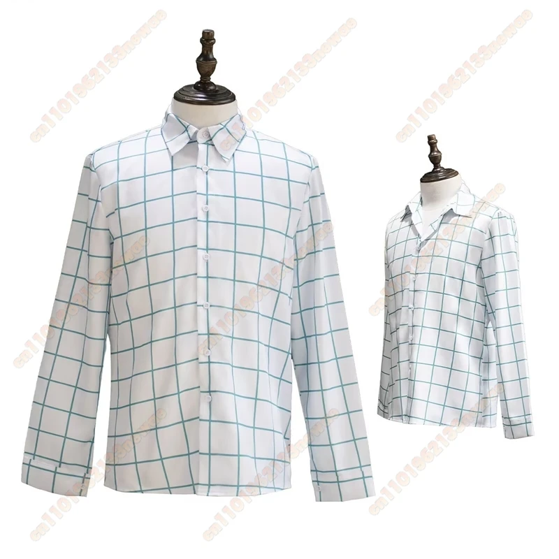 Baru Anime Kpop Pemburu Setan Jinu Saja Anak Laki-laki Soda Pop Pertunjukan Panggung Kemeja Kotak-kotak Kostum Cosplay Blus Pakaian Tari Grup Anak Laki-laki