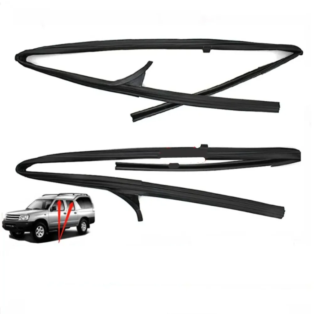 1 Stuk Deur Glas Rubber Voor Np300 Suv Run Chanel Glas Afdichting Tape Voor Paladin Protector Weatherstrip Voor Xterra 2004