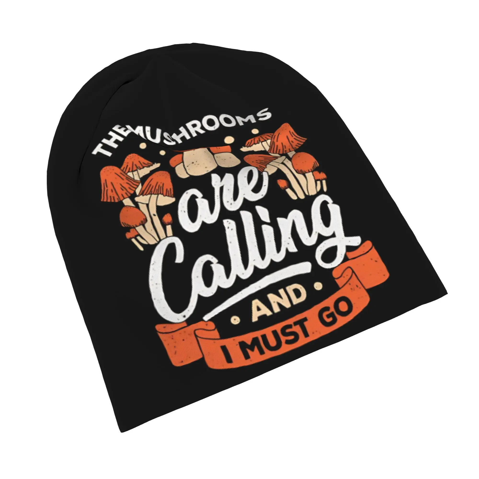 Mushrooms Are Calling Beanie Cap for Men Women Streetwear  Beanies Hat for Cycling
