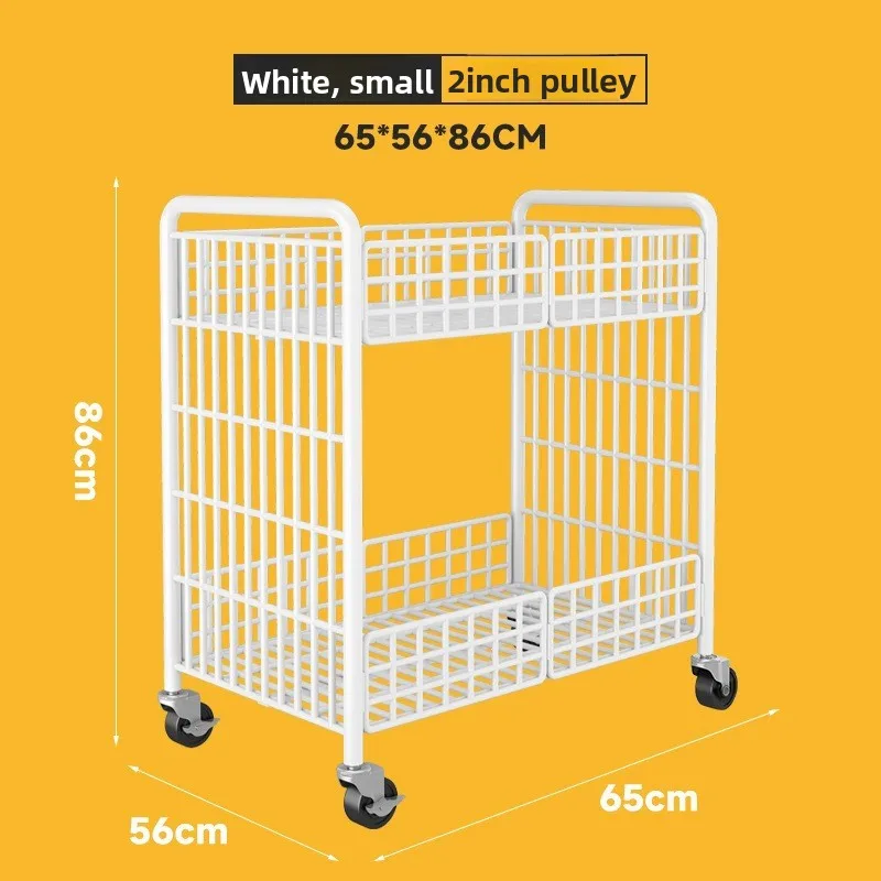 Portable folding ice   snack cart Night market stall Sushi sausage cart Hand-pulled cart