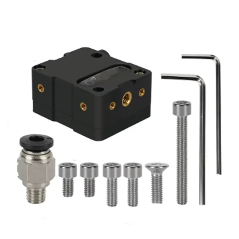 

QWE-Double Gear Reduction Extruder High Precision Feeding Flexible Filament Available 3D Printer Parts For CR10 Ender3