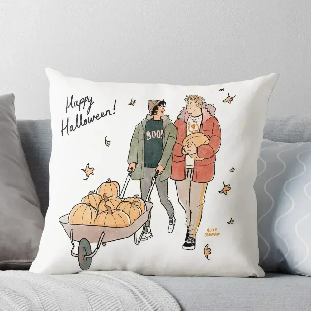 

Happy Halloween Throw Pillow christmas ornaments 2025 Pillowcases Cushion Covers Sofa bed pillows pillow