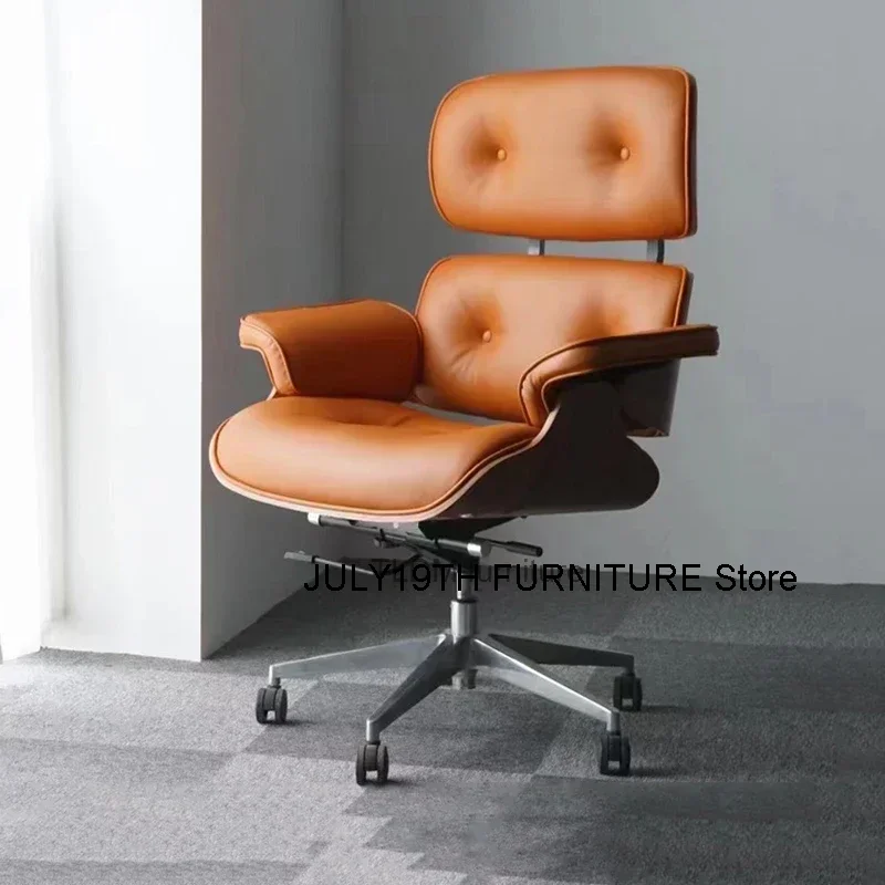 Designer Ergonomic Desk Chair Modern Lounge Executive Office Chairs Nordic Mobile Recliner Cadeira De Escritorio Furniture DWH