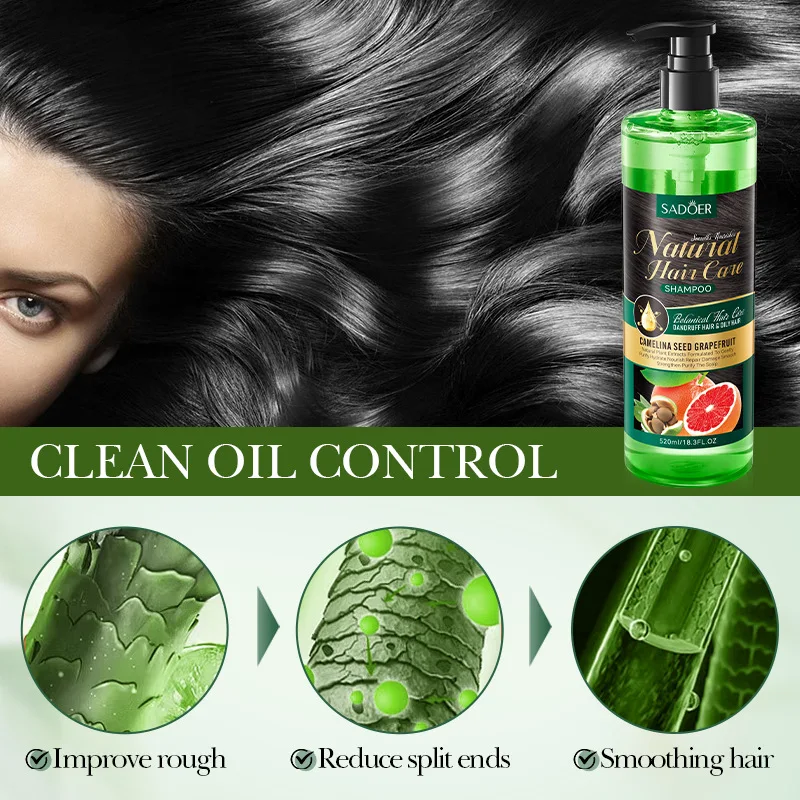 Grapefruit Camélia Seed Suave, Nutritivo, Reparador, Shampoo Anti Coceira, Shampoo Removedor de Caspa