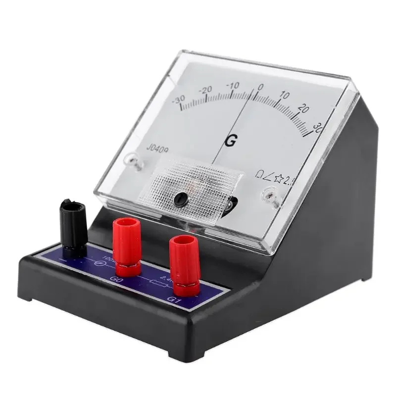 Upgraded Galvanometer -30-0-30 Galvanometer Scientific Ampere Sensitive Ammeter Detector Analog Educational Tool