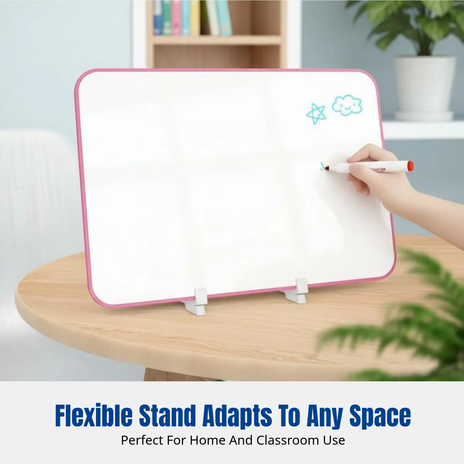 

Children's Double-Sided Blackboard, Erasable Drawing Board with Stand, Home Teaching Note Board