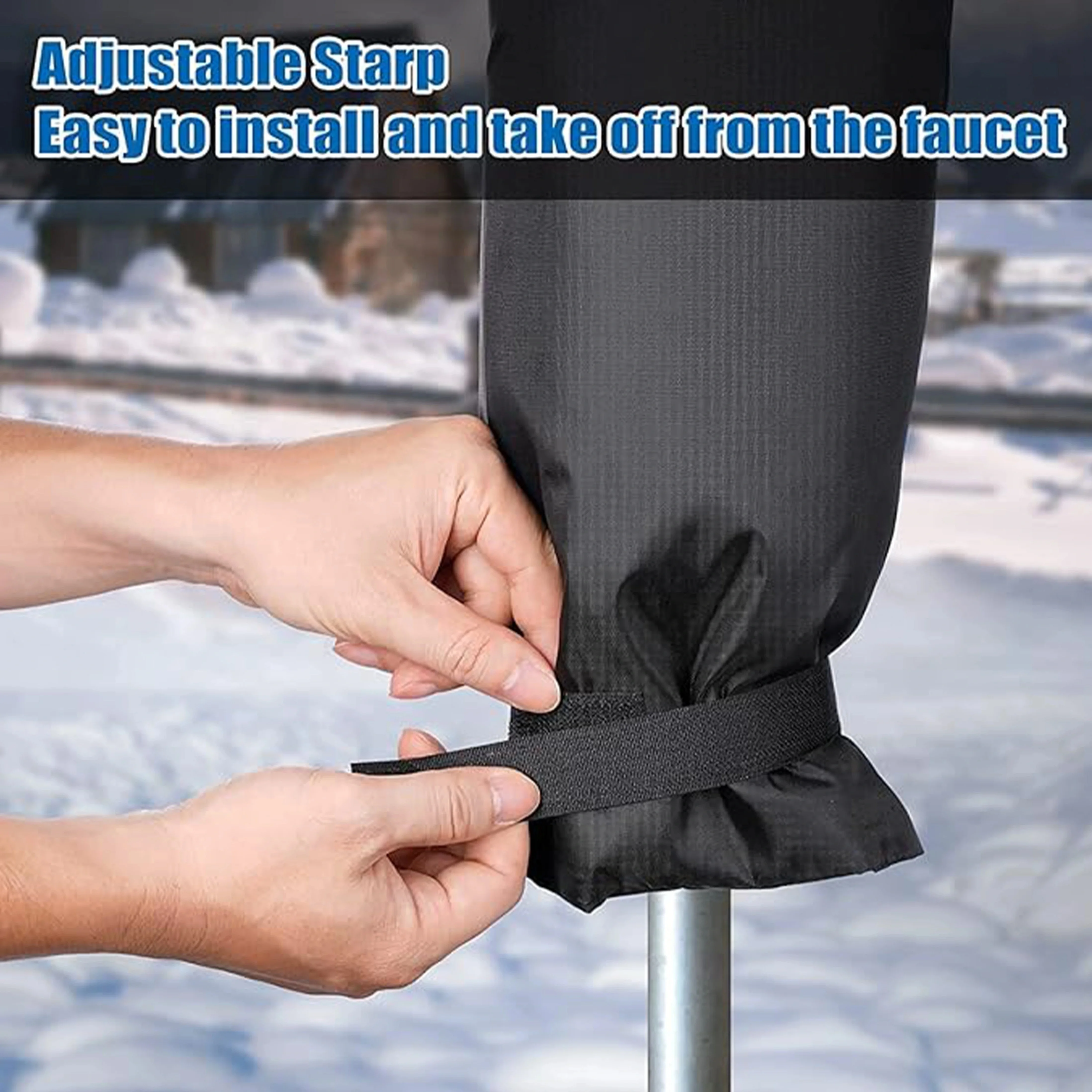 Faucet Cover Winter Outdoor Faucet Covers Protection Anti-Freeze Insulation Sleeve Outdoor Frost Protective Cover