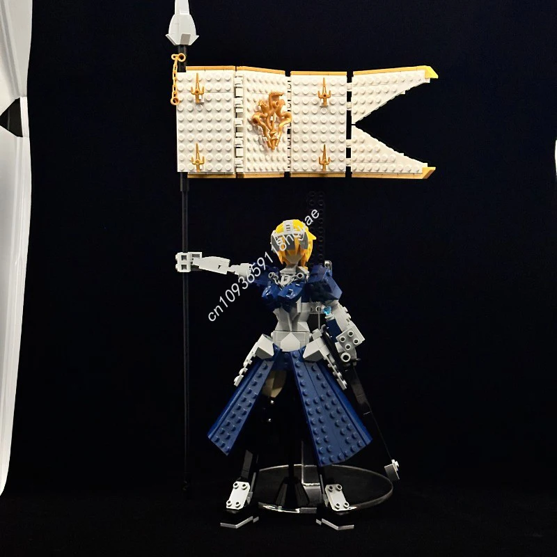 

605 шт. MOC Fatess Jeanne d'arc Строительные блоки Логическое мышление вверх Космическая воображение решает проблему Рождественская игрушка в подарок