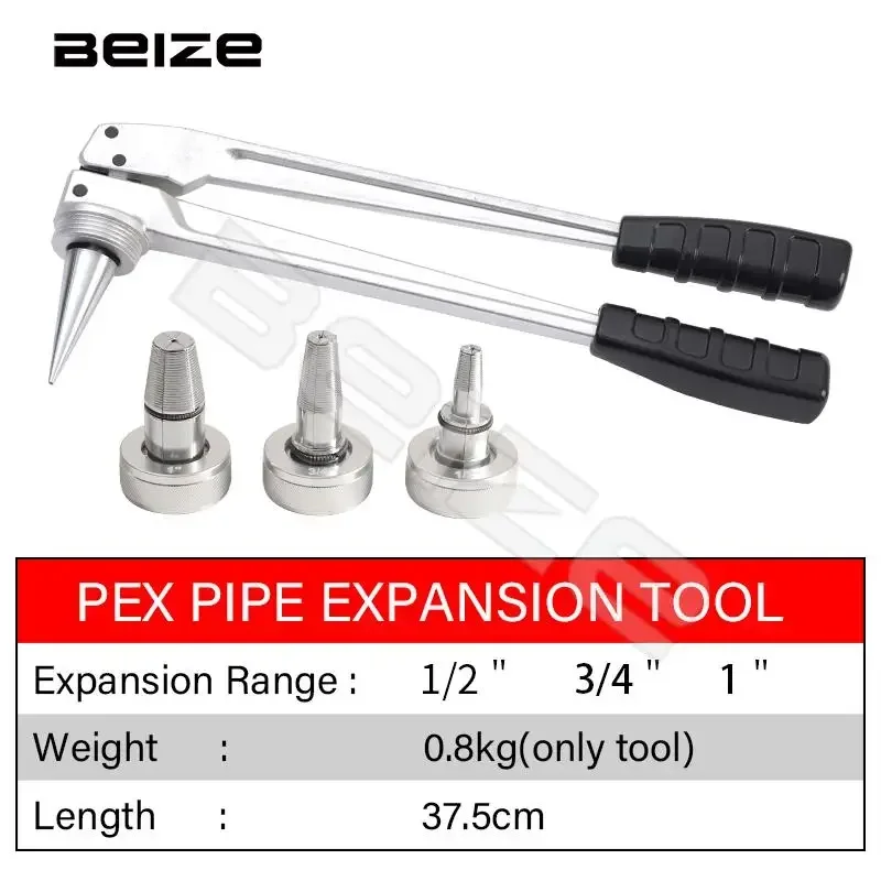 Uponor PEX Pipe Tube Expander 1/2″ 3/4″ 1″ ProPEX Expansion Tool Kit for Water and Radiator Connection