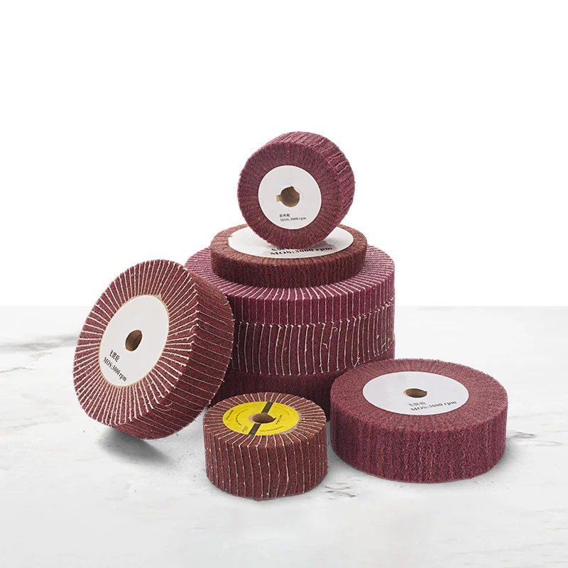 Non Woven Grinding Wheel Metal Wood Angle Grinder Rotary Grinding Wheel Disc Grinding Accessories Sandpaper Polishing Tools