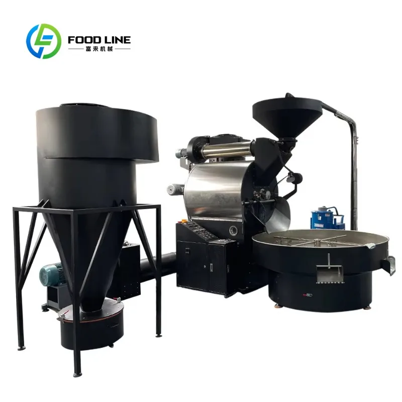 High Quality Industrial Roasting Equipment 60kg 120kg Fire Brick Coffee Roaster FL Customized Wholesale