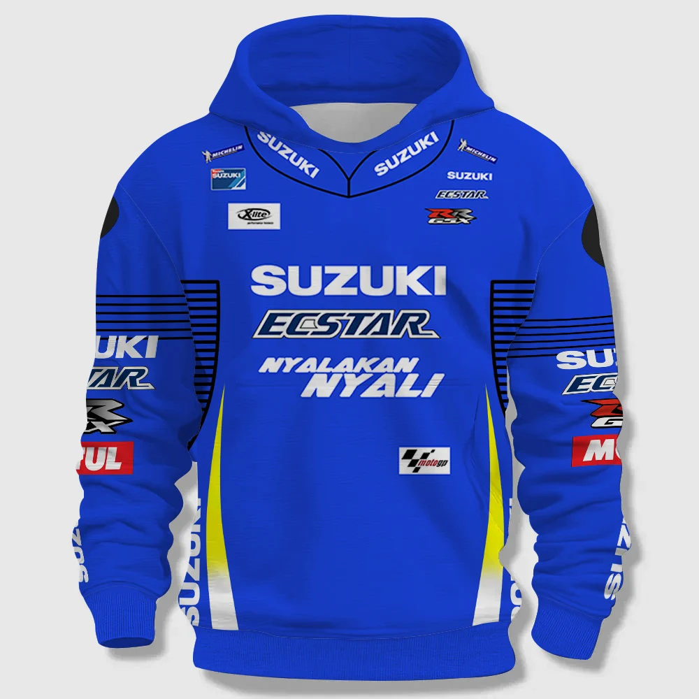 2024 New MOTO GP Outdoor Motorcycle Followers Fast Drying Breathable Cycling Clothes Hot Selling Men's Oversized Hoodies